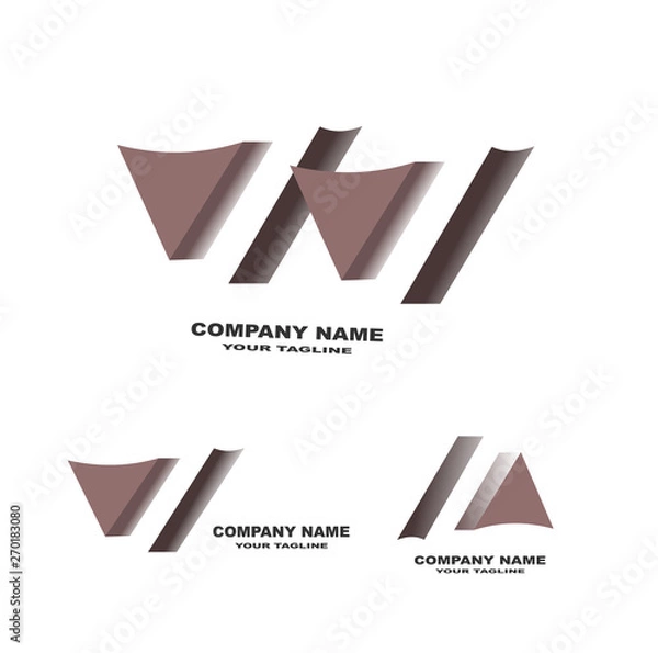 Fototapeta W modern vector 