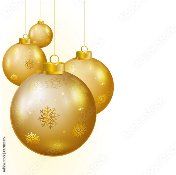 Obraz boules de Noël