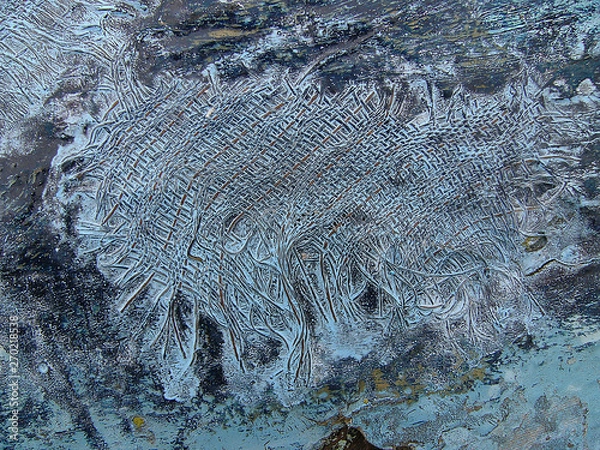 Obraz Texture of a patch from burlap