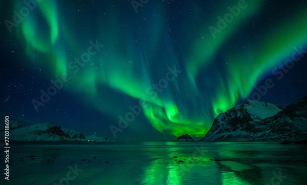 Obraz Northern Lights Beach