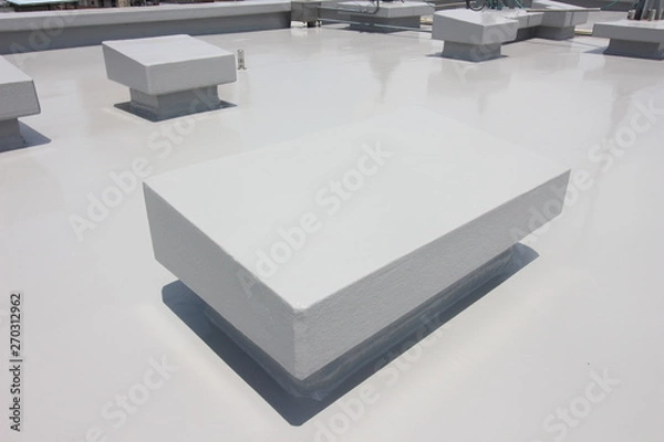 Obraz 分譲マンションのウレタン塗膜での屋上防水工事