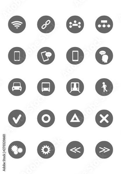 Obraz set of icons
