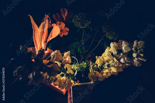 Obraz The colorful flowers.