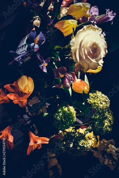 Obraz The colorful flowers.