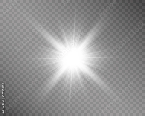 Obraz light flare special effect.vector illustration 