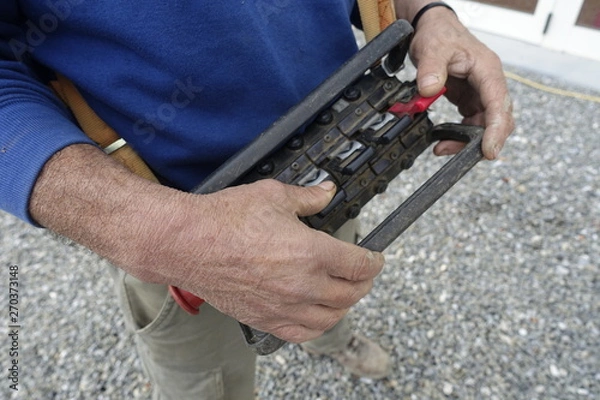 Obraz hand with tools