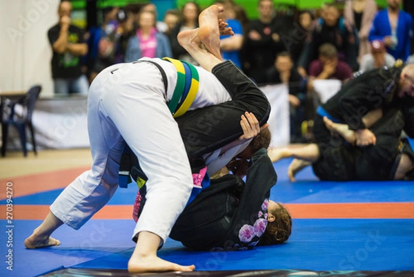 Obraz Brazilian Jiu Jitsu Triangle Choke