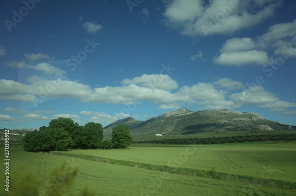 Obraz スペインの田舎風景