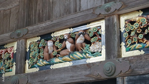 Obraz 見ざる聞かざる言わざる