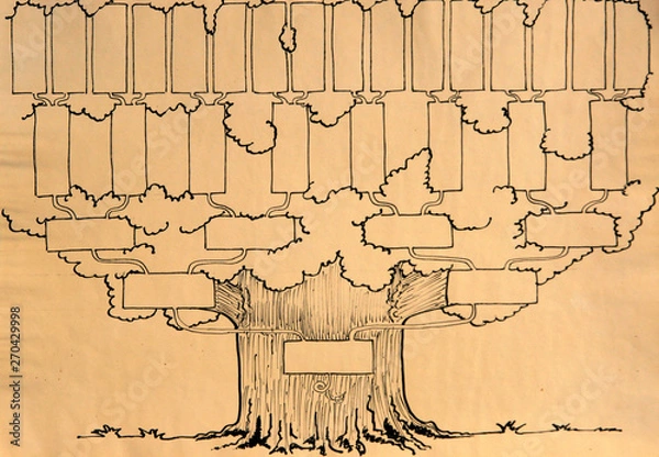 Obraz Arbre généalogique