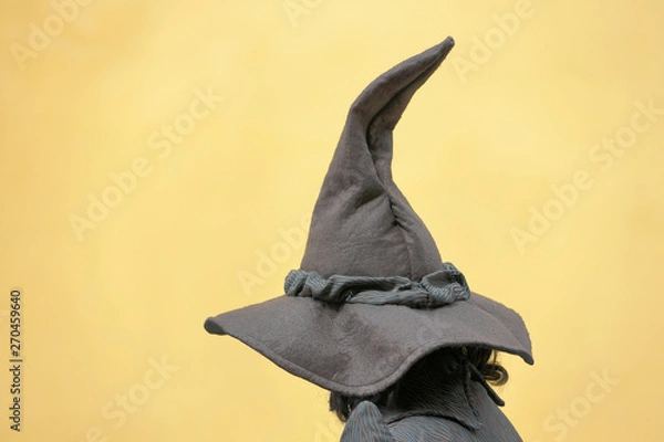Obraz a large and long pointy witch hat for halloween