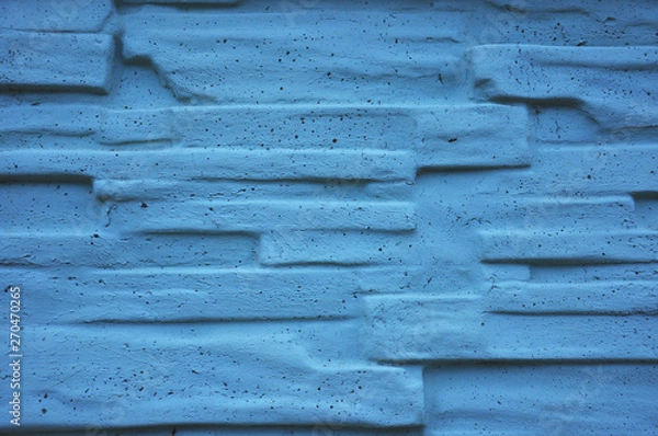 Obraz blue wall for background