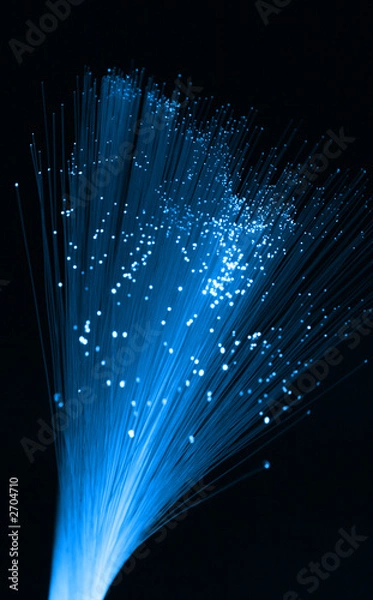 Fototapeta blue fiber i