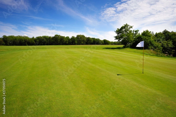 Fototapeta Golf course on Bornholm Island