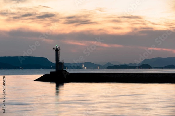 Fototapeta 四国、11月の小豆島　香川・日本
