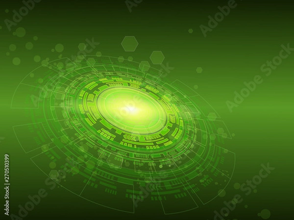 Fototapeta technology background soft green