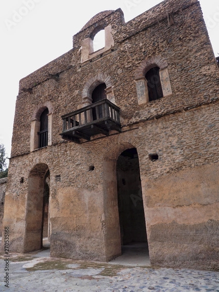 Fototapeta Gondar, Ethiopia, Fasilides Bath, where an annual ceremony takes place, where it is blessed and then open for bathing.