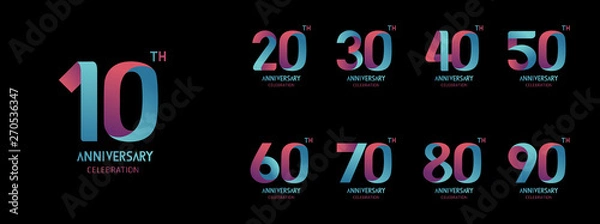 Fototapeta anniversary