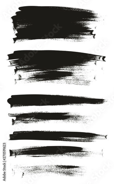 Fototapeta Calligraphy Paint Thin Brush Background Long High Detail Abstract Vector Background Mix Set 107