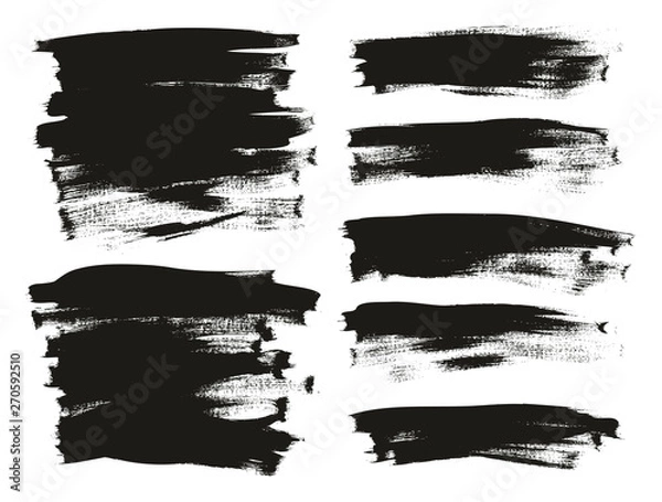 Fototapeta Calligraphy Paint Thin Brush Background Long High Detail Abstract Vector Background Mix Set 47