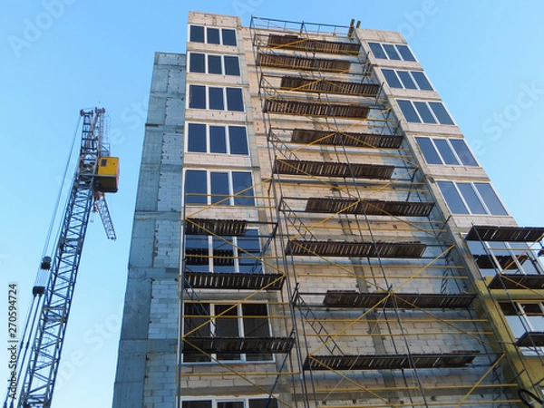 Fototapeta building under construction