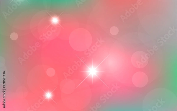 Obraz Abstract Bokeh white circle background