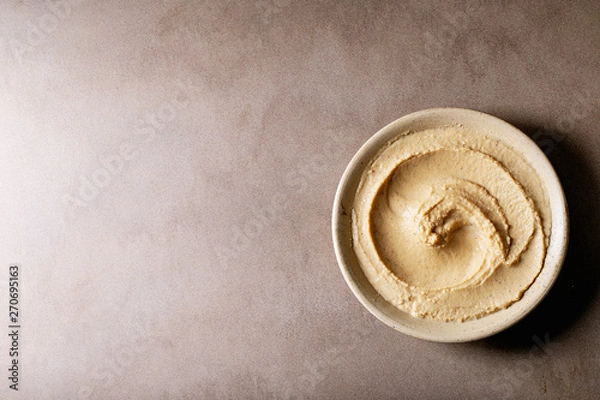 Obraz Hummus in ceramic bowl