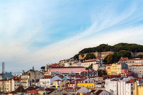 Obraz High angle view of Lisbon city, Portugal