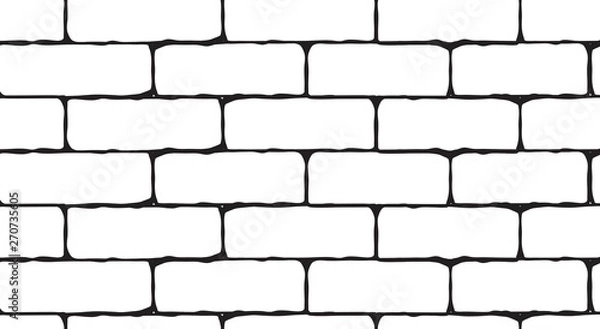 Fototapeta Tło ściany z cegły. Ilustracji wektorowych