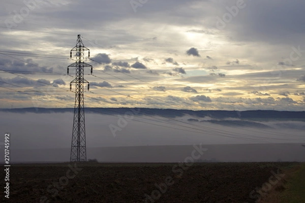 Fototapeta High Voltage Mast