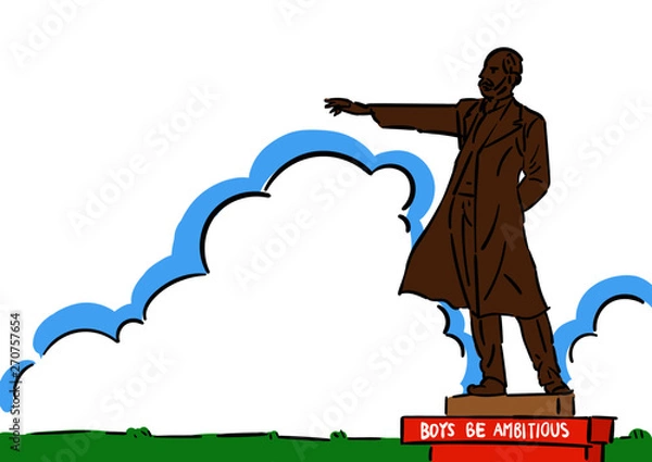 Obraz 北海道＿少年よ大志を抱け