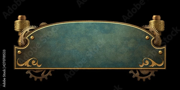 Obraz Steampunk banner