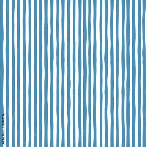 Obraz vector White and blue nautical seamless pattern