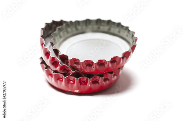 Obraz three cbottle caps