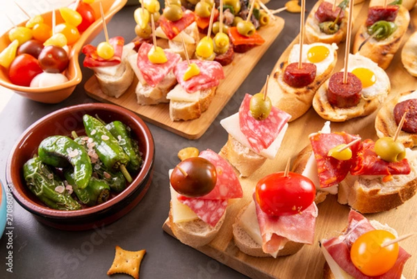 Obraz Tapas or antipasto starters