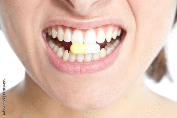 Fototapeta Tablette nehmen