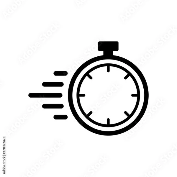 Fototapeta Stopwatch icon vector