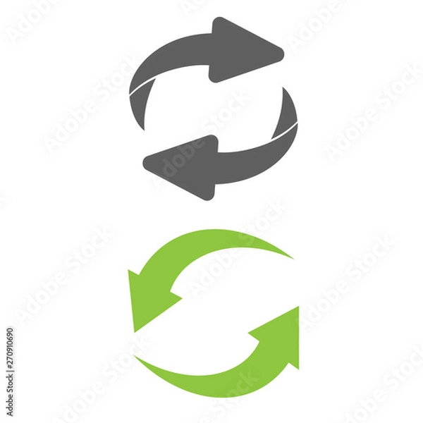 Obraz Return Icon. Flip over or turn arrow. Reverse sign