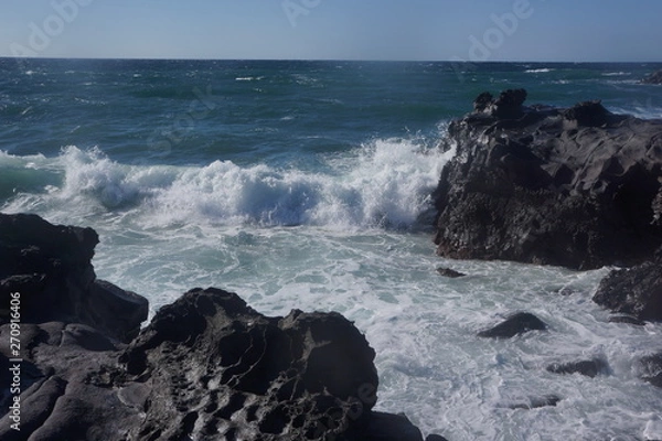 Fototapeta 파도치는 풍경