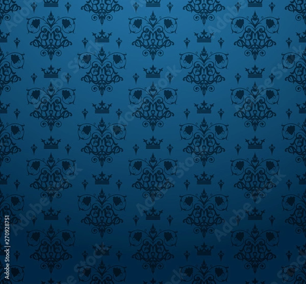 Fototapeta background - vintage blue wallpaper