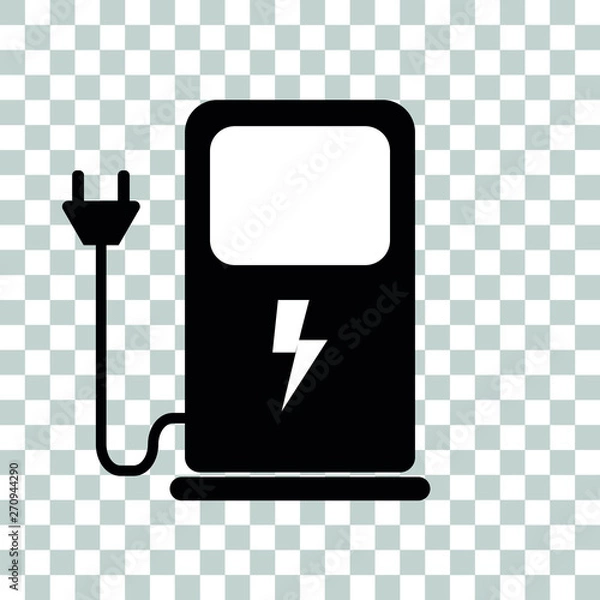 Obraz Ladesäule transparent