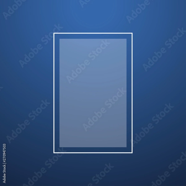 Fototapeta creative blue abstract smooth background top light vector