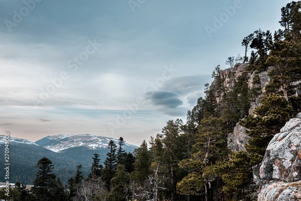 Obraz view of mountains