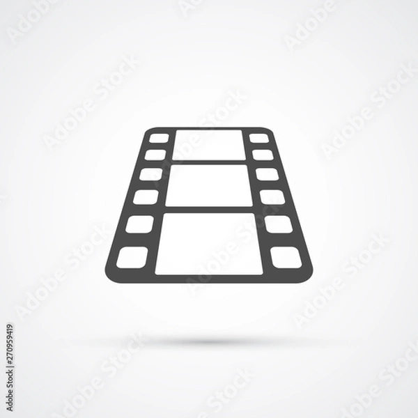Obraz Film perspective trendy icon. Vector