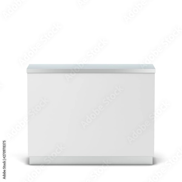 Fototapeta Blank counter stand mockup