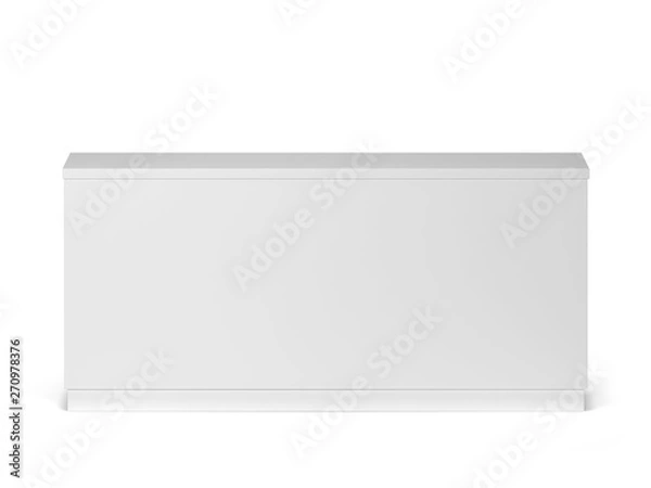 Fototapeta Blank counter stand mockup