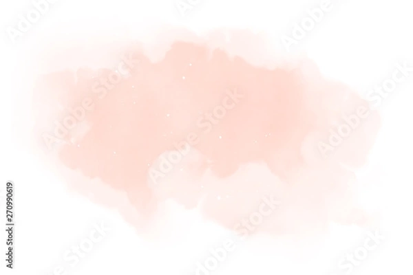 Fototapeta Watercolor background texture soft pink – Abstract Illustration