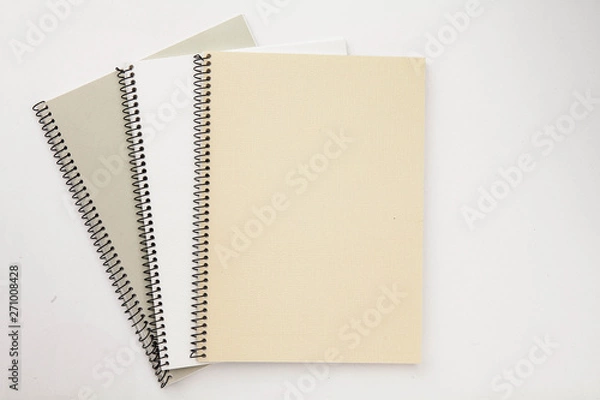 Obraz Spiral binder Note pad with white