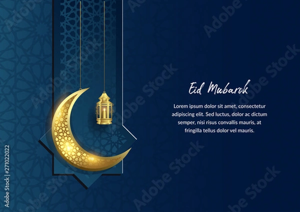 Fototapeta Eid mubarok islamic background template