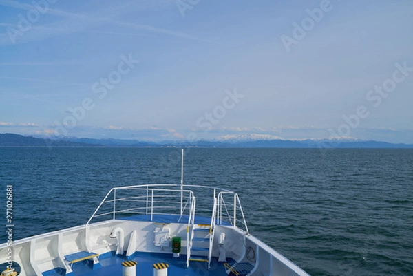 Fototapeta 日本海（粟島汽船）